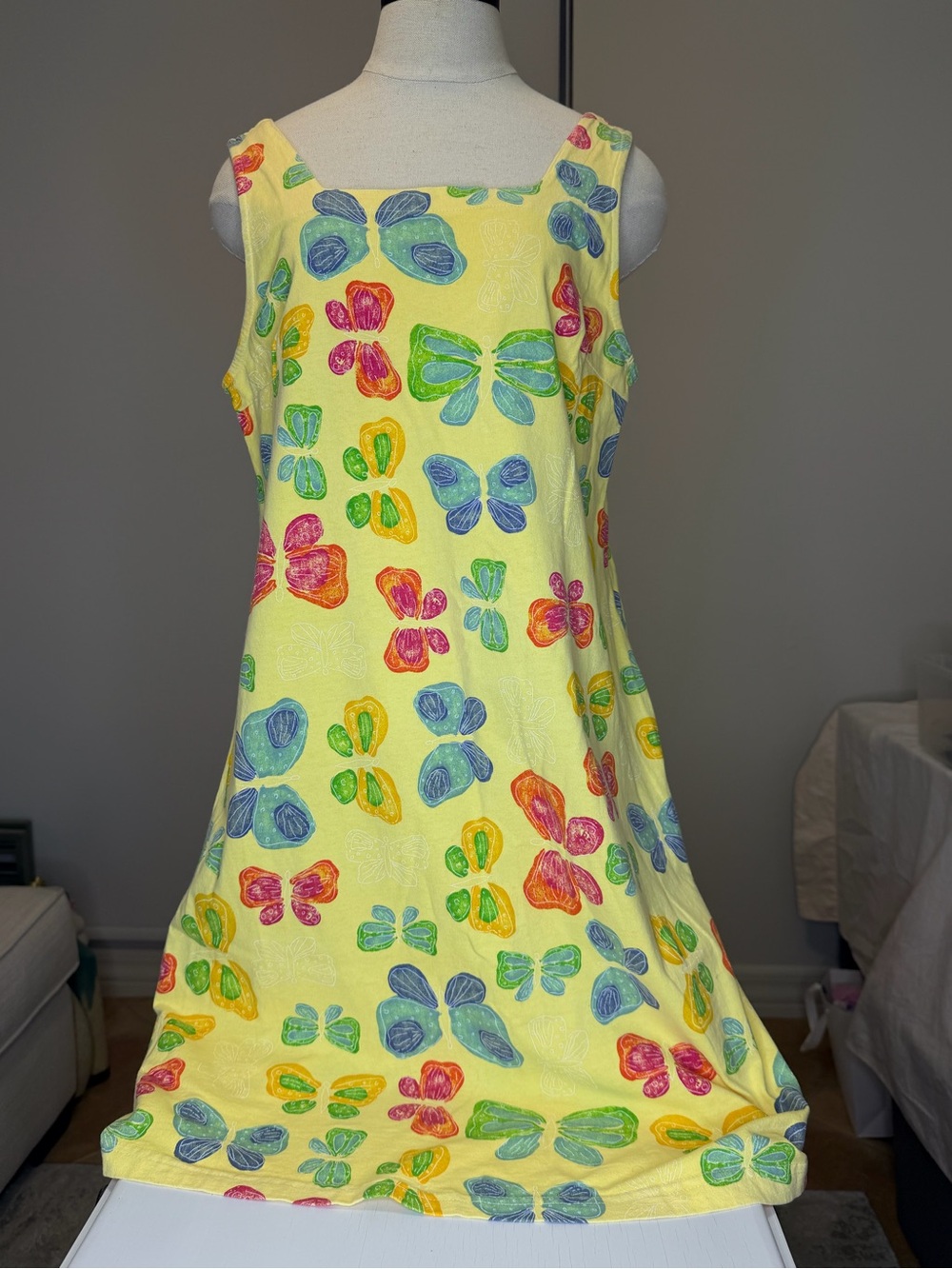 Fresh Produce Butterfly Print Cotton Dress Size L